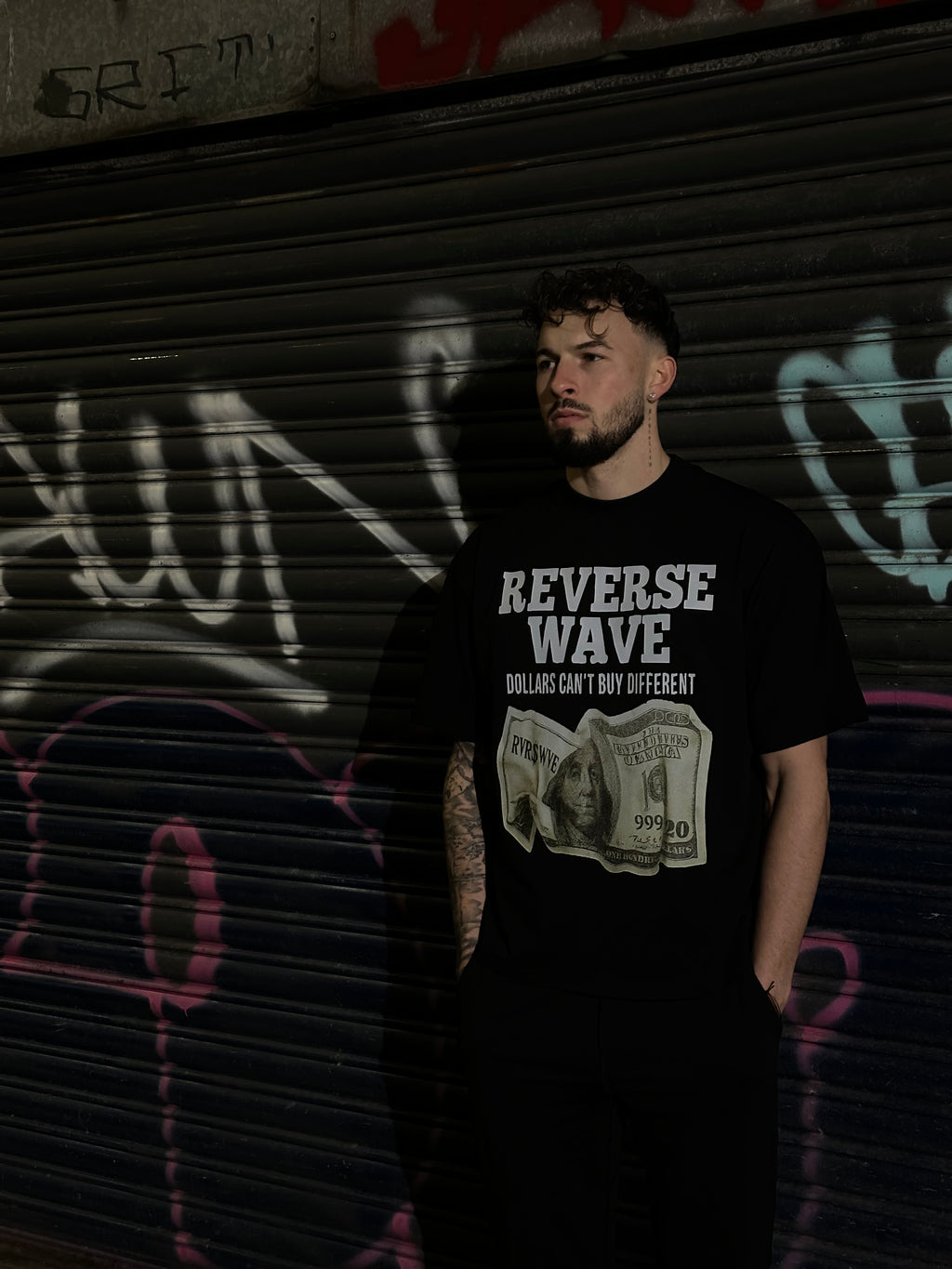 Reverse Wave Dollar Tee